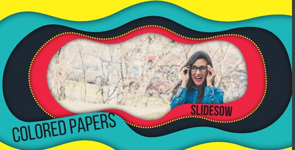 Colored Papers Slideshow - Videohive Download 16043390