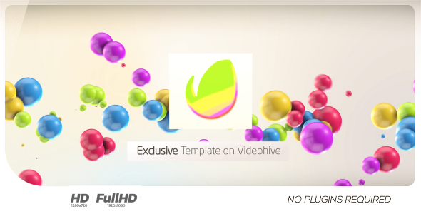 Colorful 3D Balls // Kids logo - Download Videohive 19882847