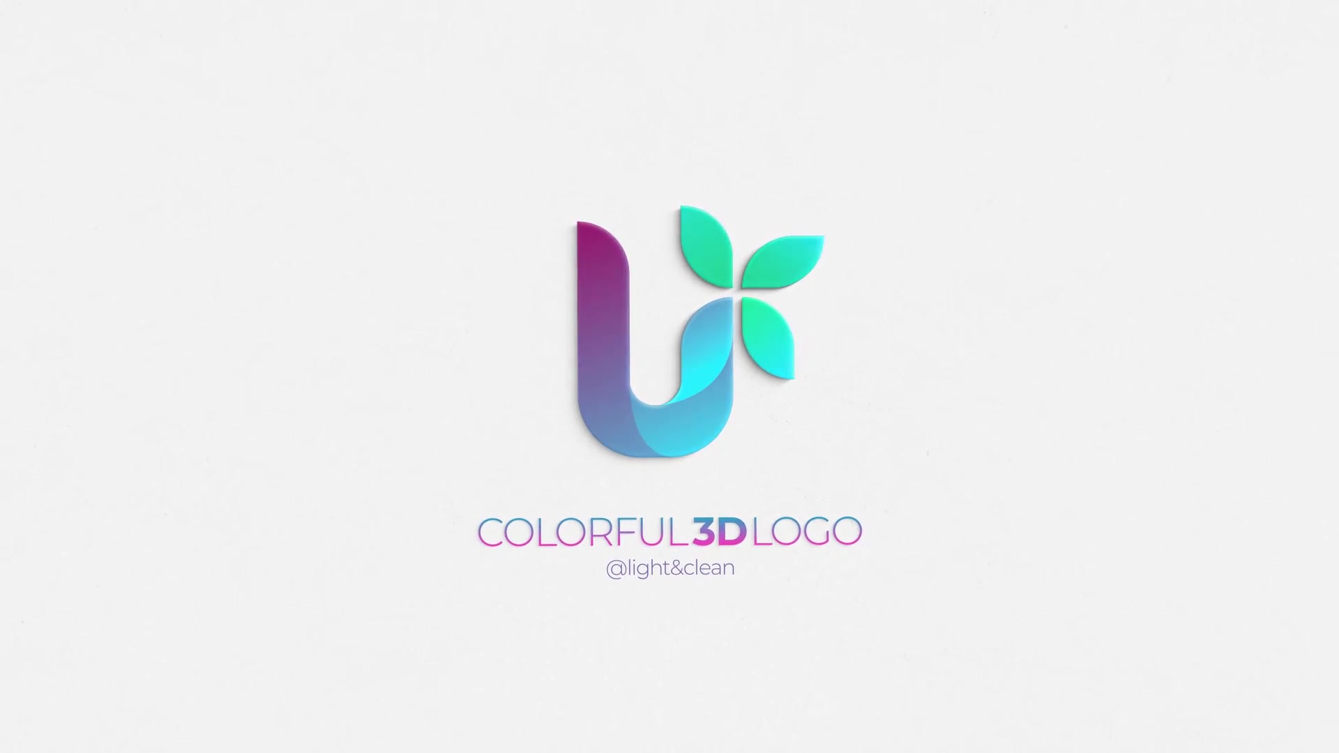 Colorful 3D Logo Reveal Videohive 33021950 After Effects Image 3