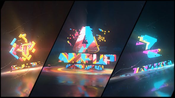 Colorful Abstract Logo Reveal - 31661522 Download Videohive