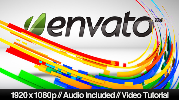 Colorful Abstract Vector Lines into 3D Logo Reveal - Download Videohive 4558828