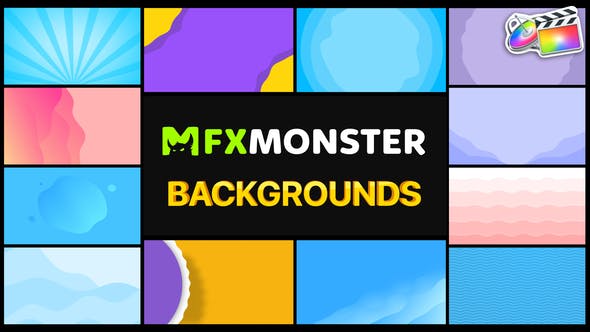 Colorful Backgrounds | FCPX - Videohive 34378243 Download