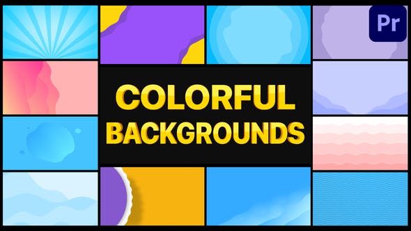 Colorful Backgrounds | Premiere Pro MOGRT - 32762342 Download Videohive