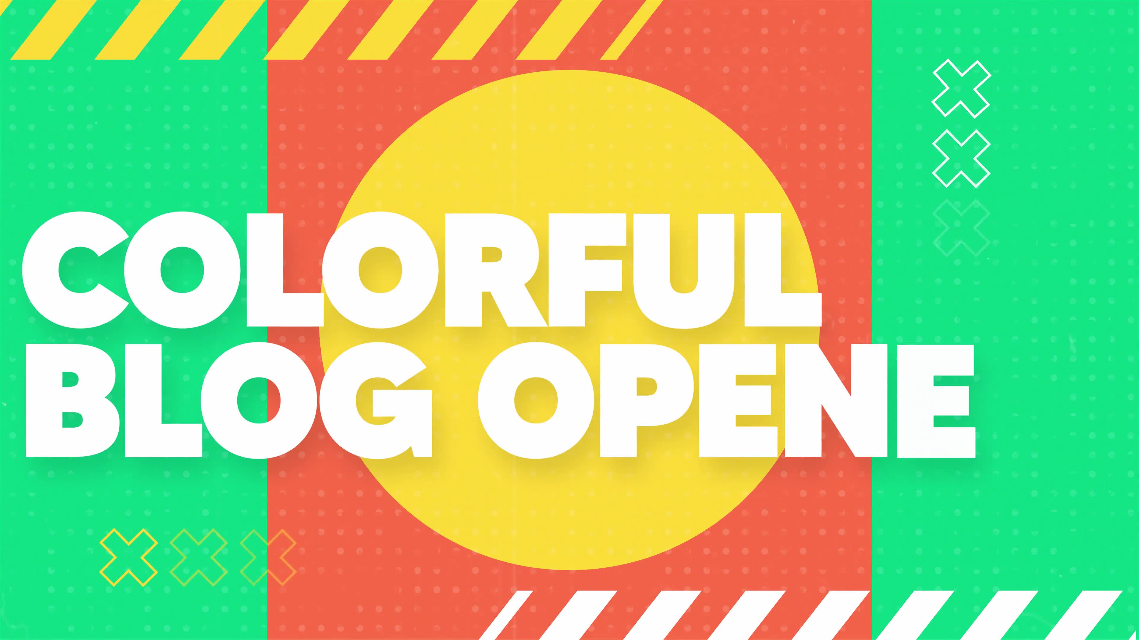 Colorful Blog Opener 2 (MOGRT) Videohive 34052583 Premiere Pro Image 1