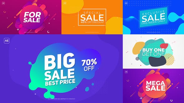 Colorful Book Sale Abstract - Download Videohive 22548235