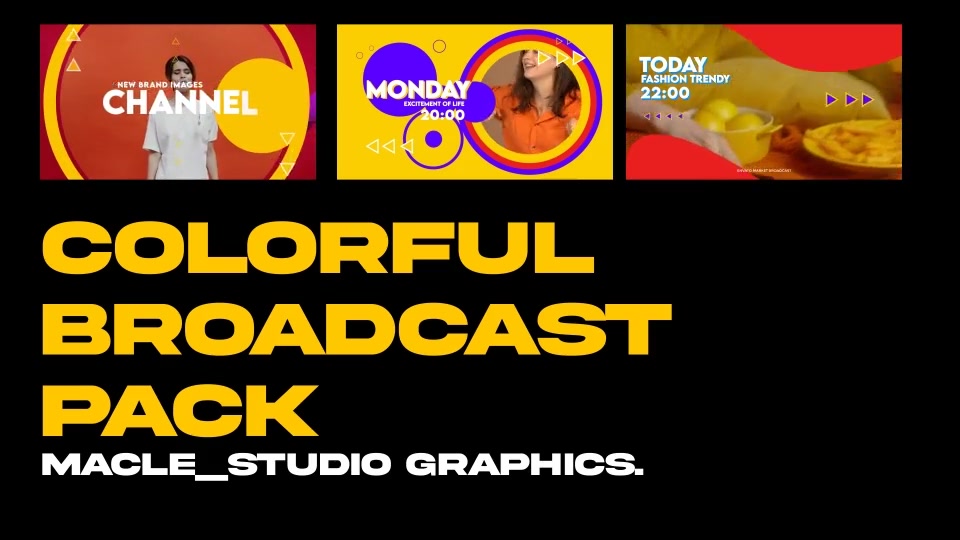 Colorful Broadcast Pack Videohive 35210104 Premiere Pro Image 13
