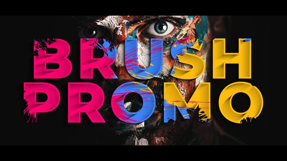 Colorful Brush Promo - 24650205 Videohive Download