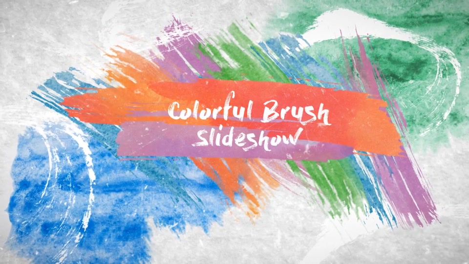 Colorful Brush Slideshow Videohive 23674567 After Effects Image 12