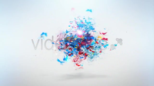 Colorful Butterfly Logo Reveal - Download Videohive 5086993