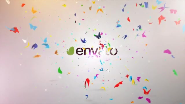 Colorful Butterfly Logo Reveal II Videohive 19773598 After Effects Image 5