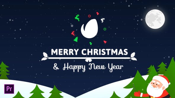 Colorful Christmas Card | For Premiere Pro - 29518715 Download Videohive