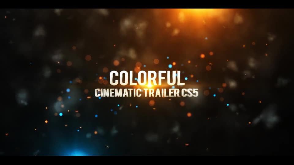 Colorful Cinematic Trailer CS5 Videohive 16643334 After Effects Image 2