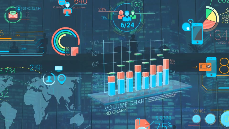 Colorful Corporate Infographic Elements - Download Videohive 22933640