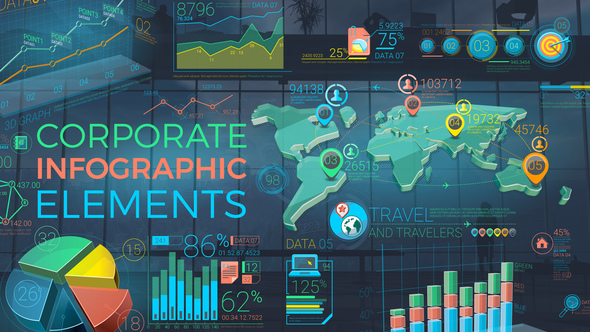 Colorful Corporate Infographic Elements - Download Videohive 22933640