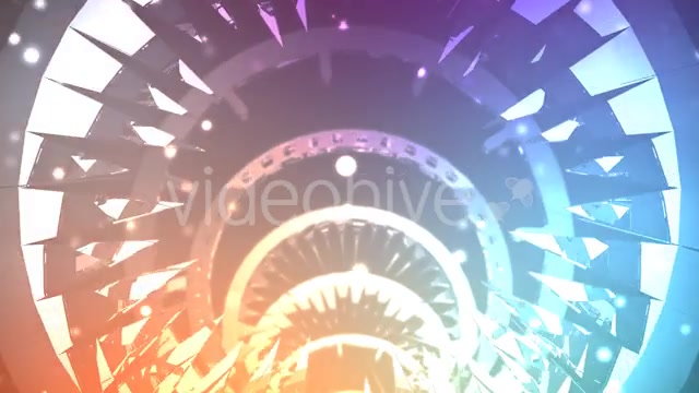 Colorful Cyber Hologram Tunnel HUD - Download Videohive 21347026