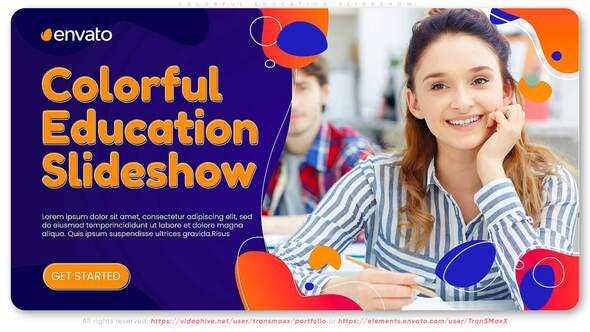 Colorful Education Slideshow - Videohive Download 30241655