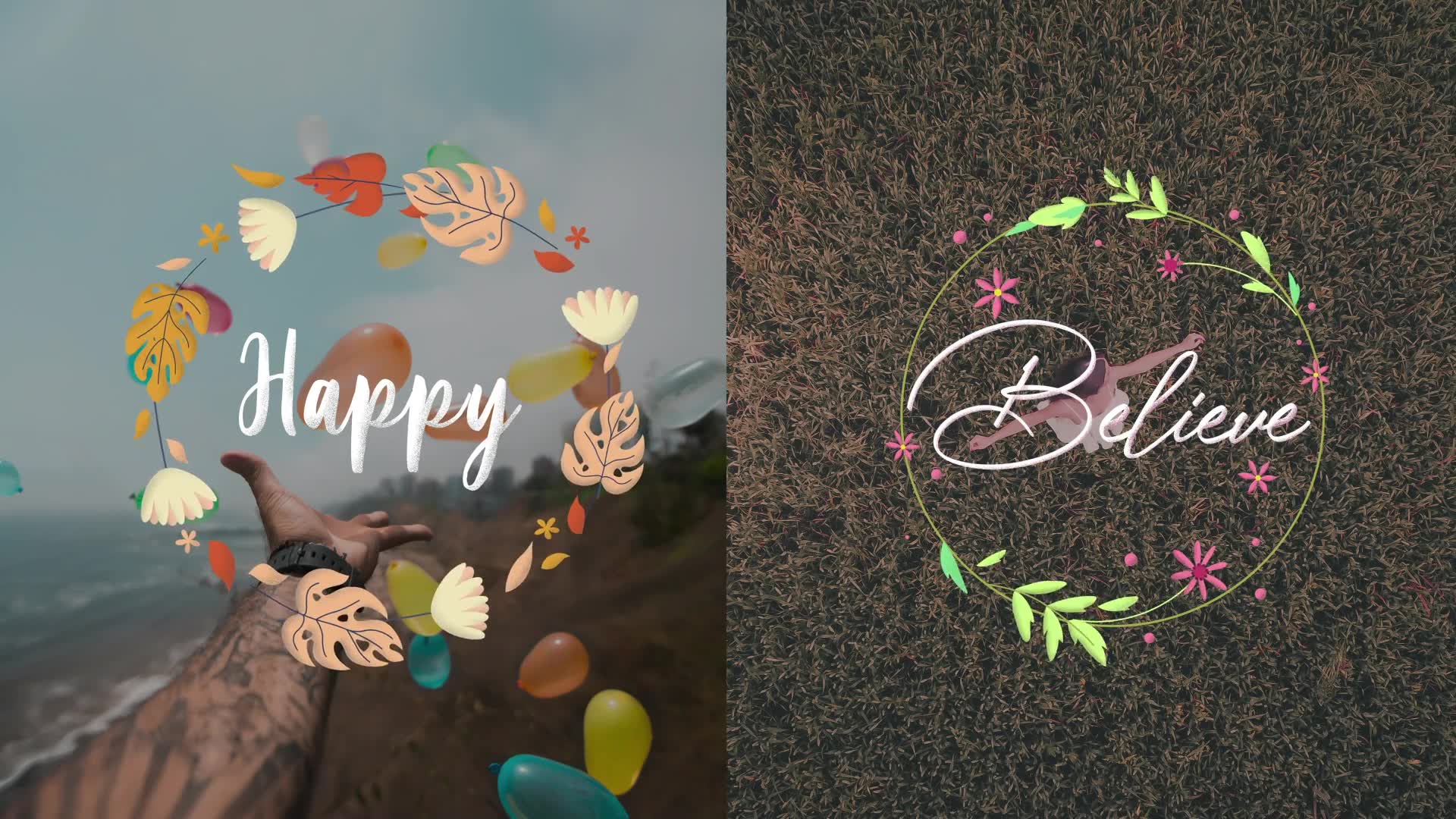Colorful Floral Titles for After Effects Videohive 37246031 After Effects Image 7