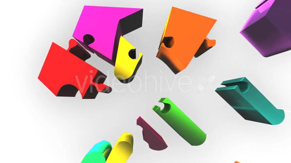 Colorful Hands Shake Puzzle - Download Videohive 18208547