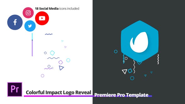 Colorful Impact Logo Reveal | For Premiere Pro - Videohive 27278510 Download