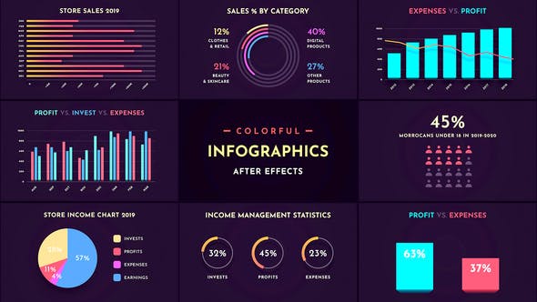 Colorful Infographics - Videohive 28857591 Download