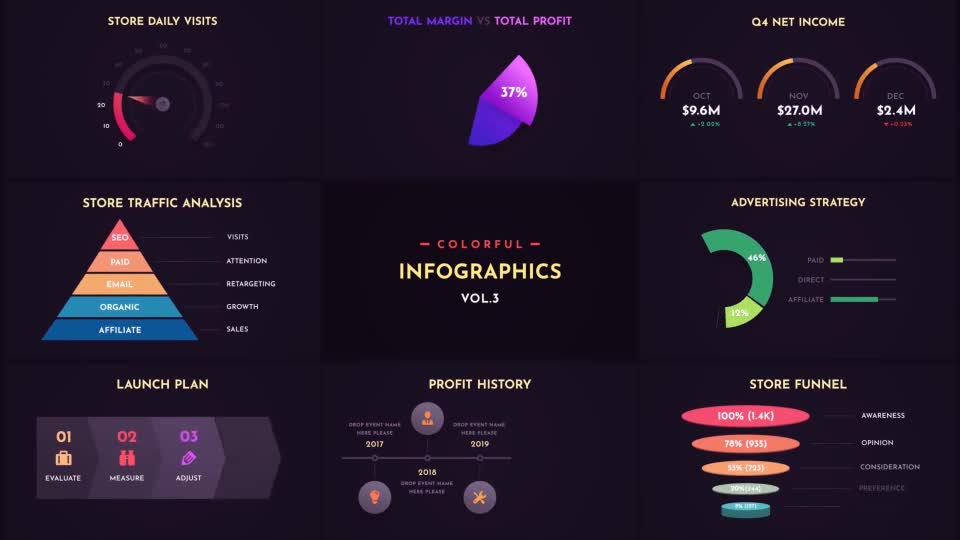Colorful Infographics Vol.3 Videohive 31028502 After Effects Image 1