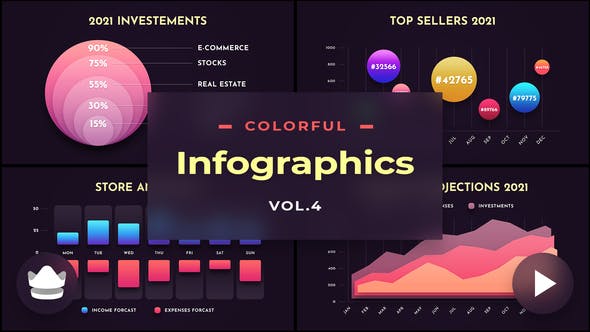 Colorful Infographics Vol.4 - Download Videohive 33813980