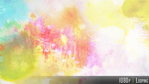 Colorful Ink Watercolor Background - 11617496 Download Videohive