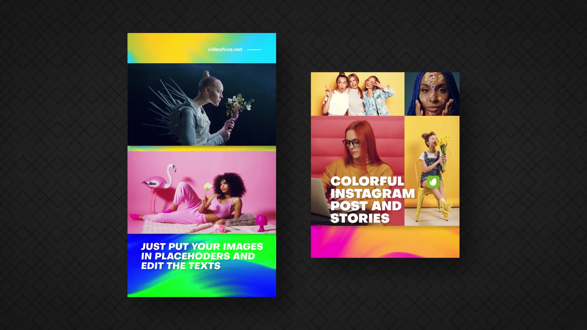 Colorful Instagram Post and Stories Videohive 34936859 After Effects Image 4