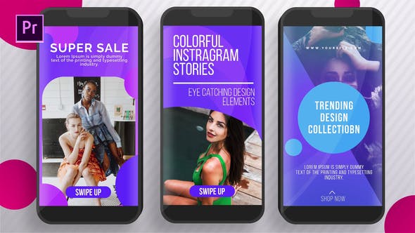 Colorful Instagram Stories - Download 25595075 Videohive
