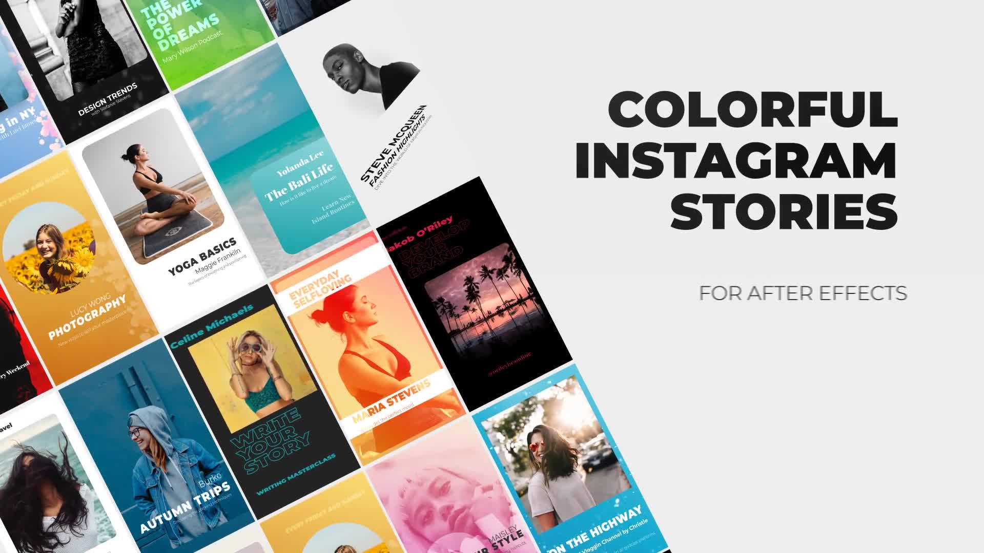 Colorful Instagram Stories Pack Fast Download Videohive 33445269 After ...