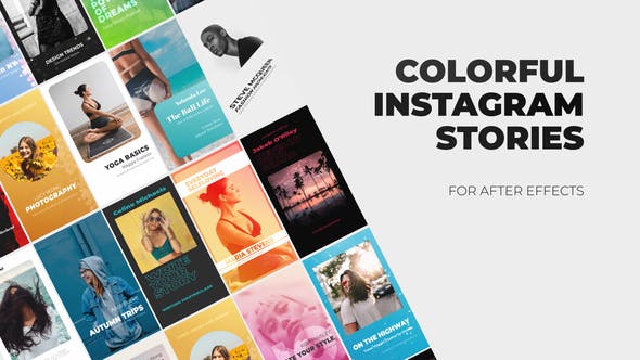 Colorful Instagram Stories Pack - 33445269 Videohive Download
