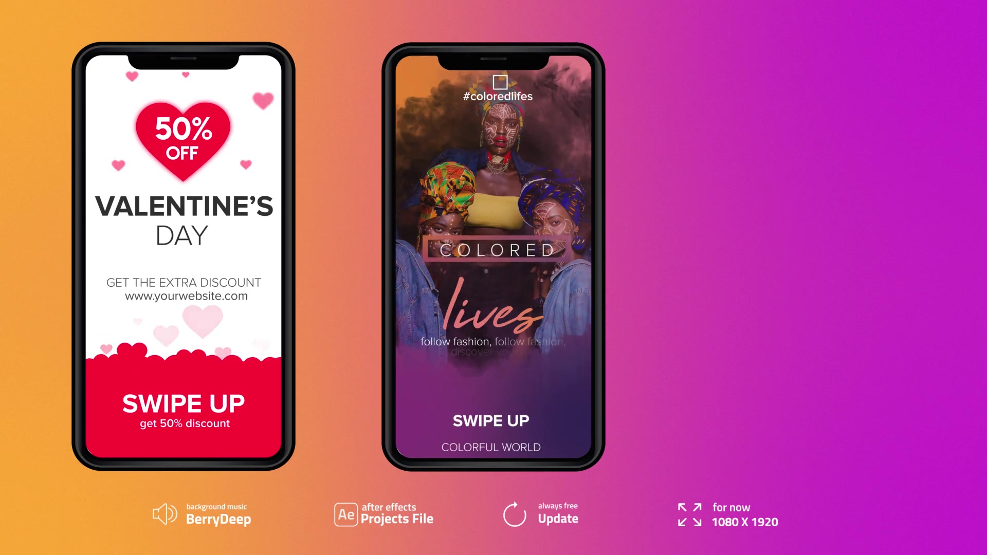 Colorful Instagram Stories Pack Videohive 23596626 After Effects Image 7