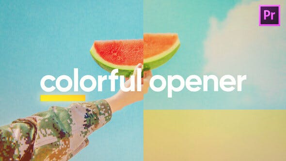 Colorful Intro Opener for Premiere Pro - Videohive Download 34895459