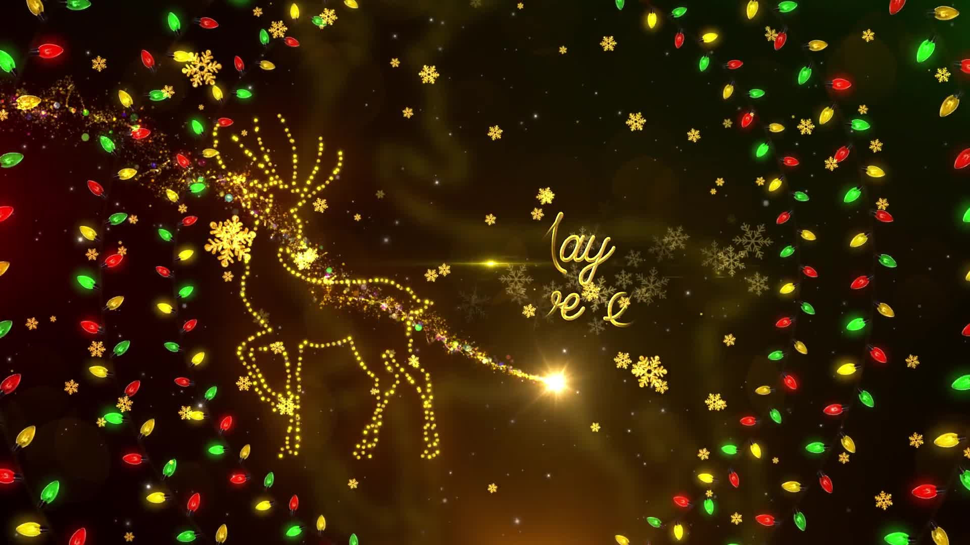 Colorful Lights Christmas Apple Motion Videohive 29418417 Apple Motion Image 1