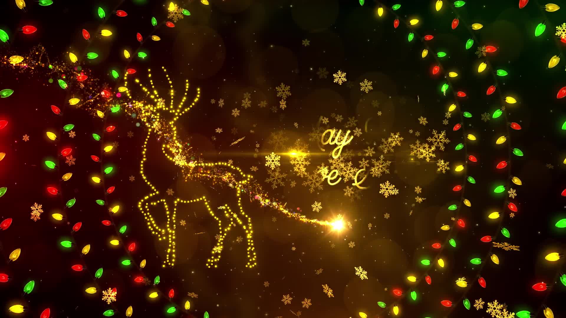 Colorful Lights Christmas Videohive 25198911 After Effects Image 1