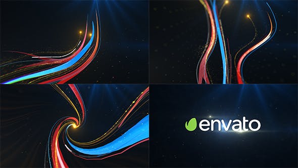 Colorful Lines Logo Reveal - Download Videohive 21494911