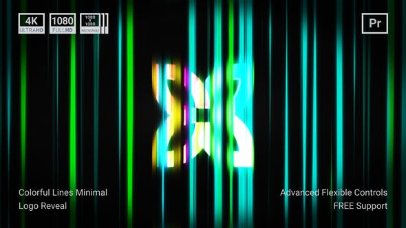 Colorful Lines Minimal Logo Reveal - Videohive 31875796 Download