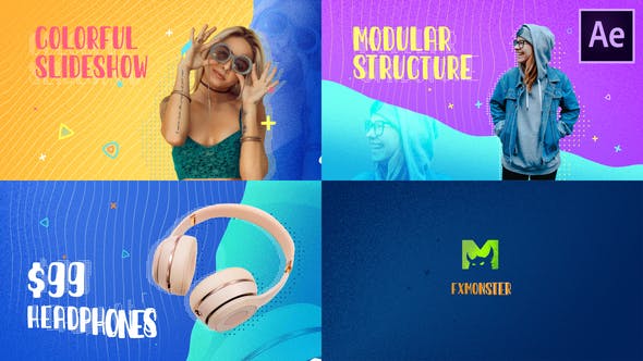 Colorful Liquid Slideshow | After Effects - Download 26622854 Videohive