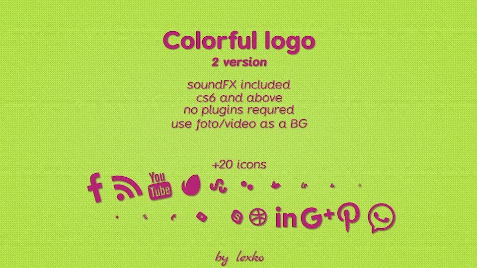 Colorful Logo Videohive 20891257 After Effects Image 1