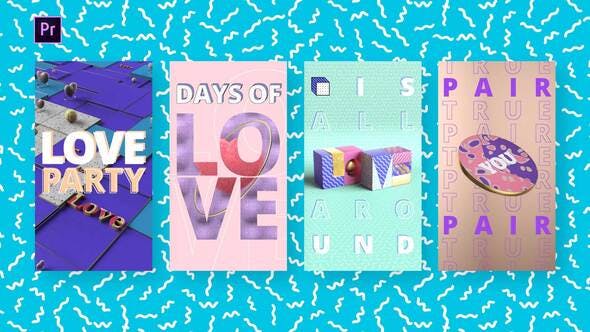 Colorful Love Stories - Download 26160806 Videohive