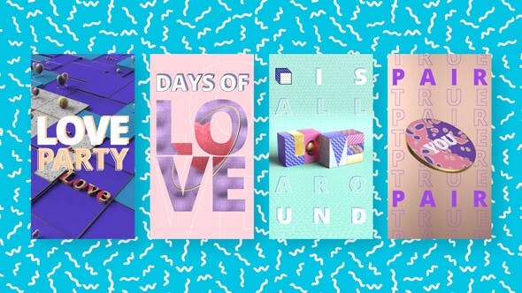 Colorful Love Stories - Download Videohive 26064242