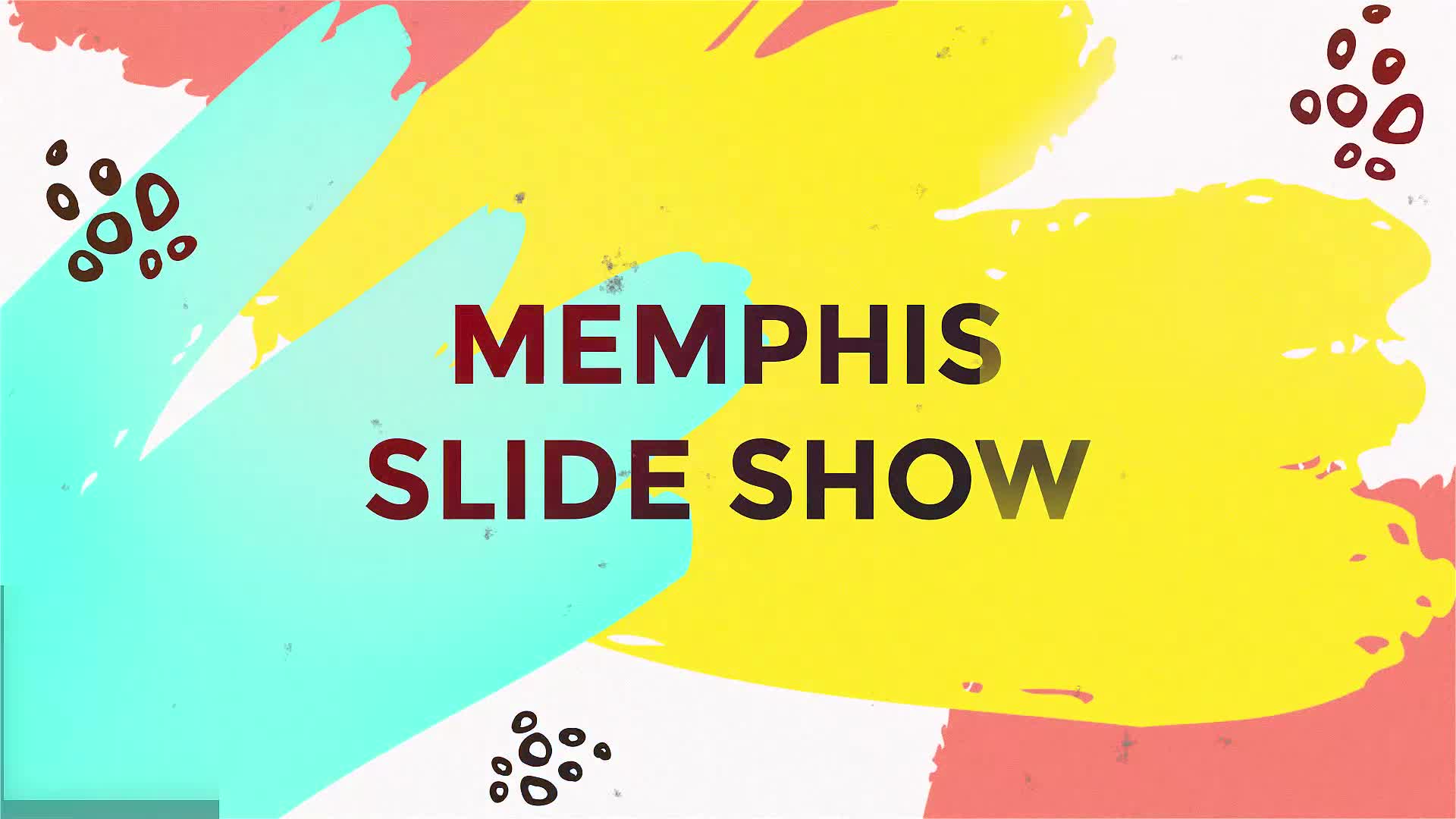 Colorful Memphis Slideshow Videohive 39121742 After Effects Image 1