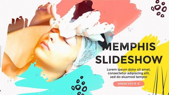 Colorful Memphis Slideshow - Videohive Download 39121742