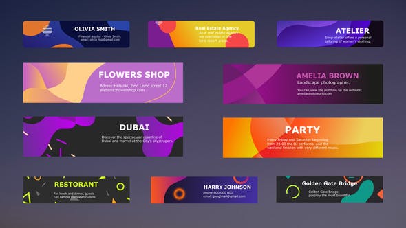 Colorful Modern Titles || After Effects - Download Videohive 30409476