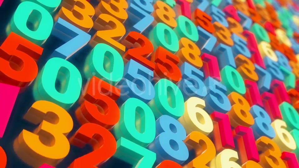 Colorful Number Wall v3 - Download Videohive 14954558
