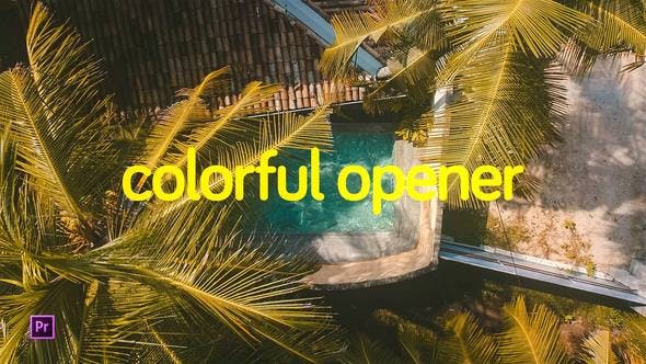 Colorful Opener for Premiere Pro - 22642722 Download Videohive