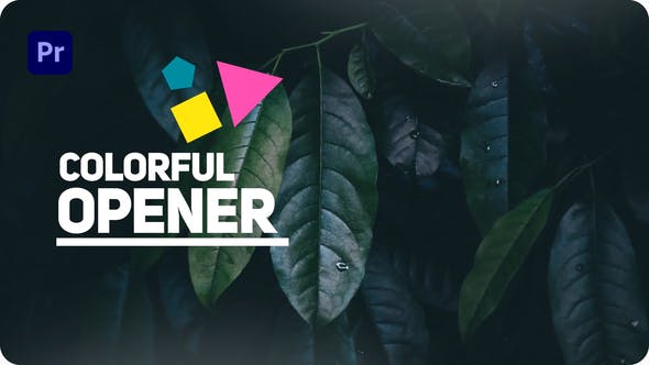 Colorful Opener For Premiere Pro - Download Videohive 32731318