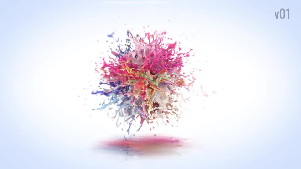Colorful Paint Logo Reveal Videohive 29283324 After Effects Image 1