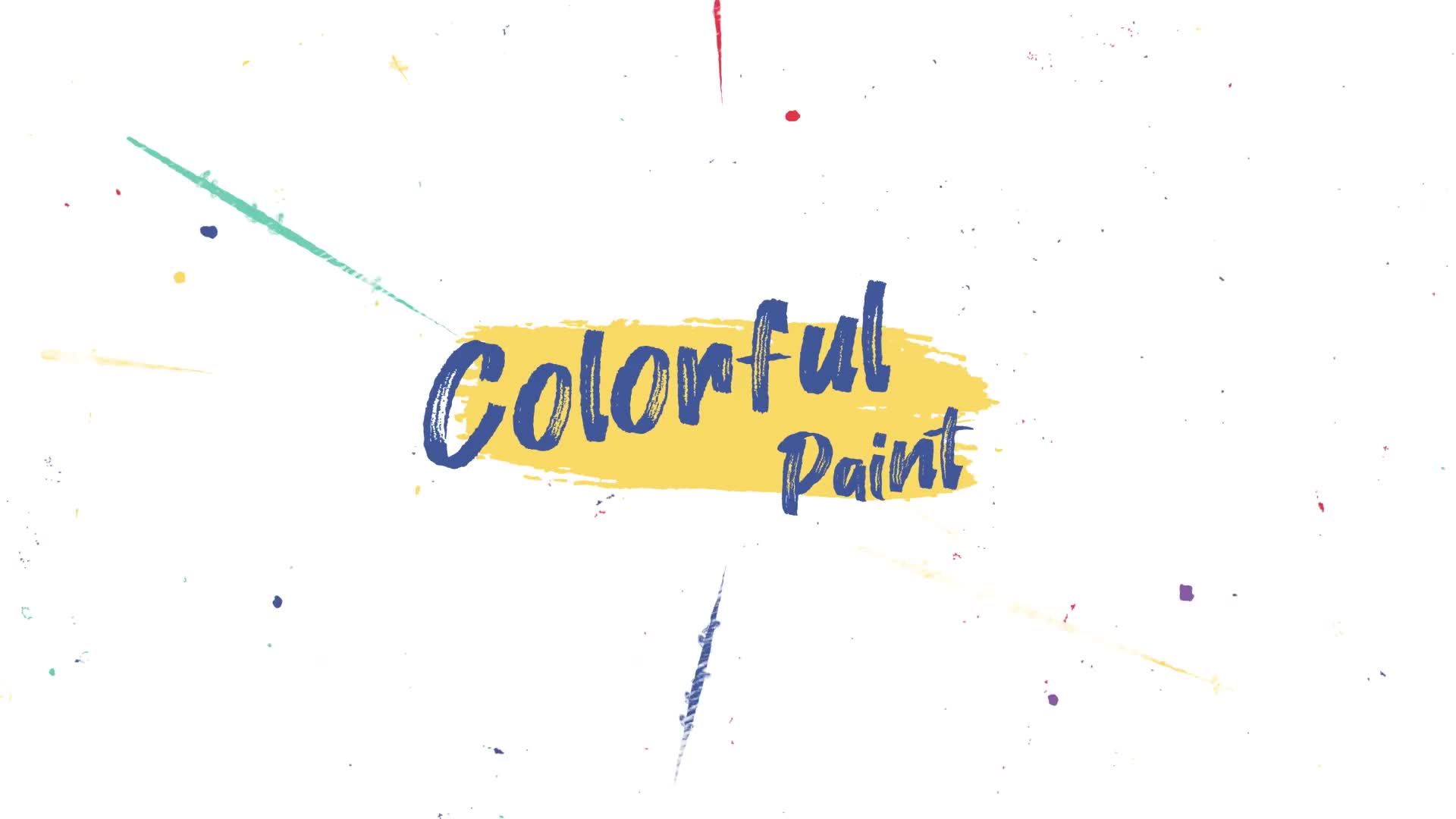 Colorful Paint Promo Videohive 24720745 After Effects Image 1