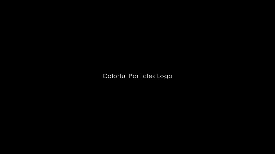 Colorful Particles Logo - Download Videohive 19236015